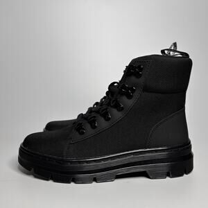 Dr. Martens Combs Women's Casual Combat Boots in Black Ajax+Extra Tough Poly